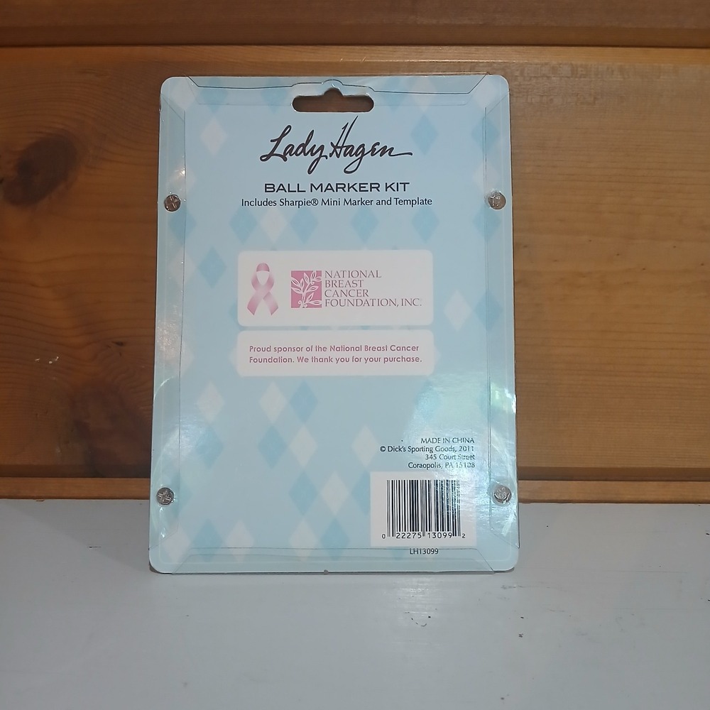 NEW Lady Hagen Pink Ribbon Breast Cancer Foundation Ball Marker Kit ZA3 - Picture 2 of 5